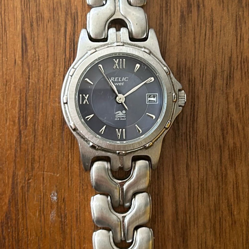Relic Watch, Silver, Blue
